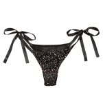 Radiance Side-Tie Panties - Black - Image 8