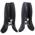 Merci - Vibro Grippers - Wireless Vibrating Nipple Clamps With Rechargeable Case - Black - Image 4