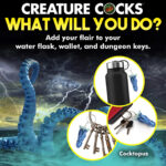 Cocktopus Keychain - Blue - Image 3