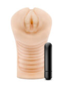 Enlust Georgia Male Masturbator With Bullet Vibrator - Beige - Image 3