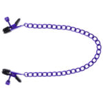 Merci - Chained Up - Nipple Clamps - Violet/black - Image 3
