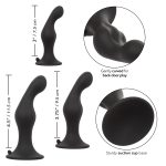 Silicone Anal Ripple Kit - Black - Image 8
