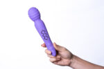 Zoe Twisty Dual Vibrating Pleasure Wand - Purple - Image 7