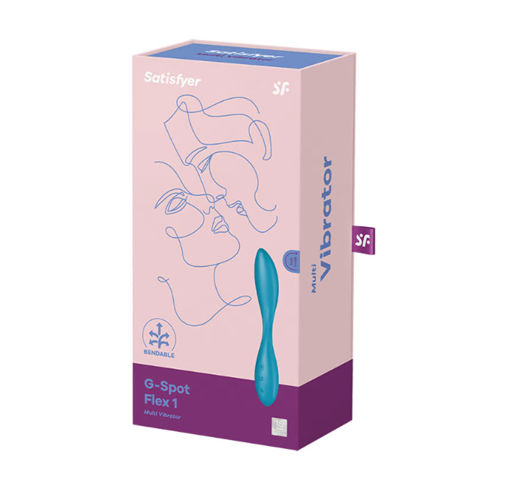 qUooad3ptUkomTFCWmynDZeascpNDFEB Satisfyer G-Spot Flex 1 - Multi Vibrator - Petrol - Image 1