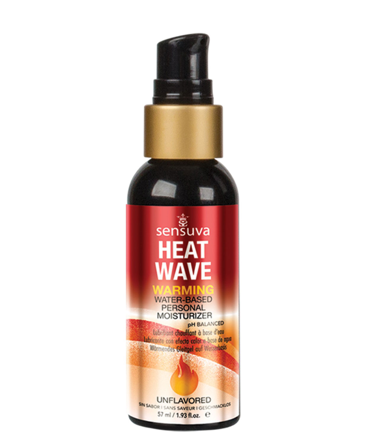 qbygjCW0 Heat Wave Natural Water-Based Warming Lubricant 2oz - Image 1