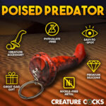 King Cobra Keychain - Red - Image 4