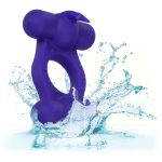 Silicone Rechargeable Triple Orgasm Enhancer - Purple - Image 10