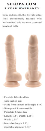 6 Inch Dildo - Light - Image 2