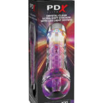 Pdx Elite Viewtube XXL See-Thru Ez-Grip Led Stroker - Clear