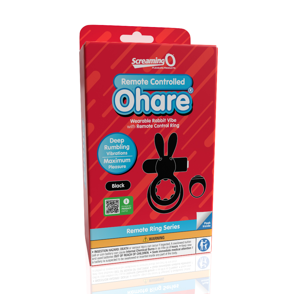 rBxCj7RBWgyYeJYxDkp3mQpLPZ0auLMS Screaming O Remote Controlled Ohare Vibrating Ring - Black - Image 1