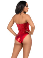 Sequin Bodysuit - Medium - Red - Image 2