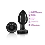 Vibrating Gunmetal Metal Remote Plug - Medium - Image 7
