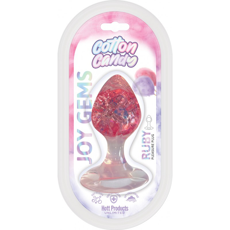 rfi3iD4p Cotton Candy - Joy Gems Ruby Butt Plug - Image 1