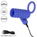 Silicone Rechargeable Endless Desires Enhancer - Blue - Image 6