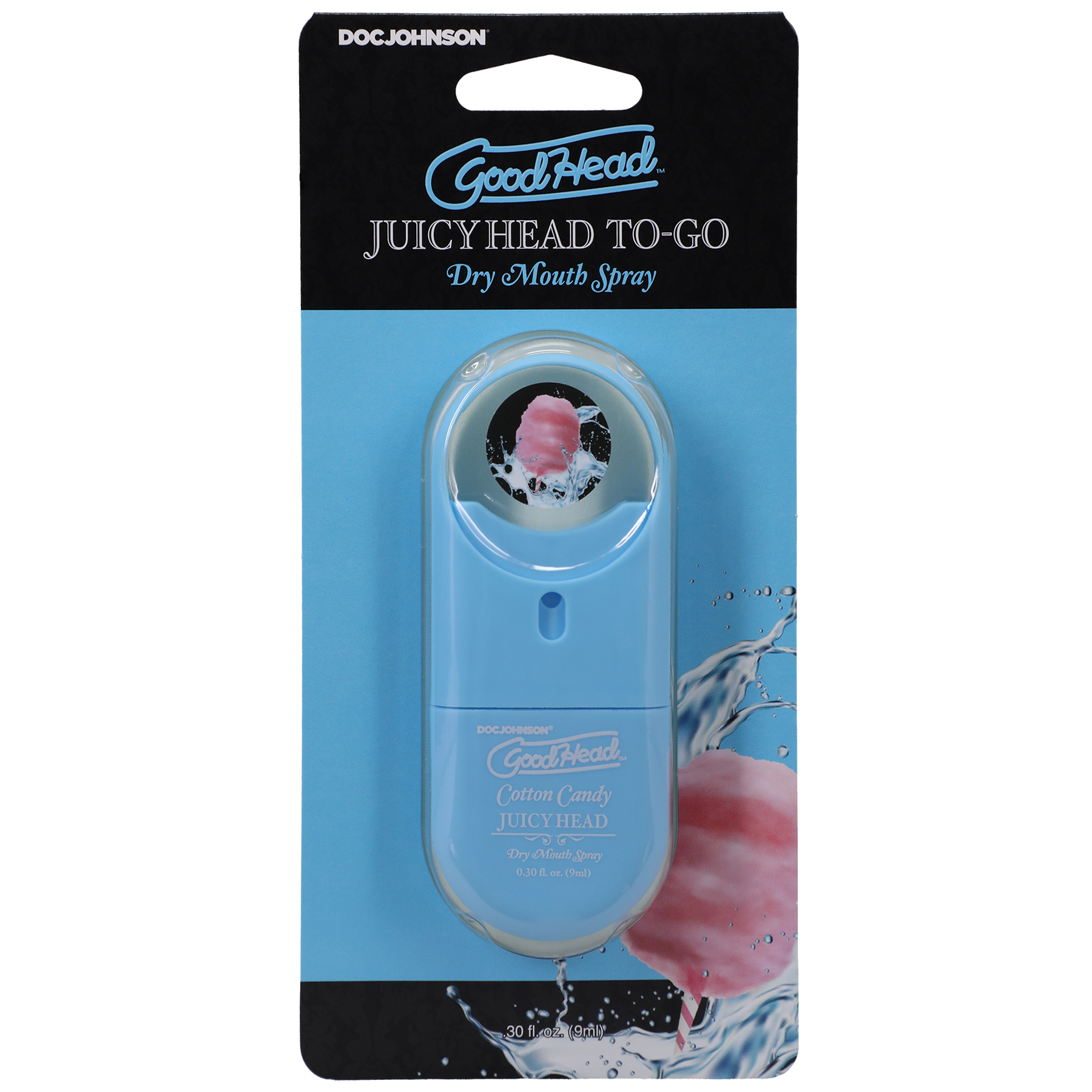 rgfK4025DBRKf8pqZi1PaOPIvBLNv6w4 Goodhead - Juicy Head Dry Mouth Spray to-Go .30 Fl - Cotton Candy - Image 1
