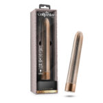 The Collection - Lattice - 7 Inch Rechargeable Vibe - Rose Gold - Image 8