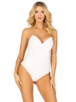 Vinyl Bodysuit - Small - White - Image 2