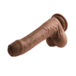 Peek a Boo Vibrating Dildo - Dark - Image 3