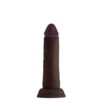 Shaft - Model J 6.5 Inch Liquid Silicone Dong - Mahogany - Image 2