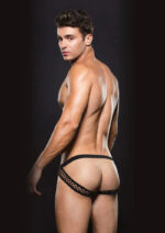Envy Modern Fishnet Open Back Brief - Small/medium - Black - Image 2