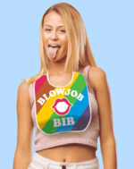 Blow Job Bib - Rainbow - Image 2