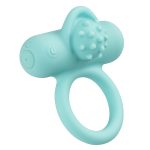 Silicone Rechargeable Nubby Lover's Delight - Blue - Image 11