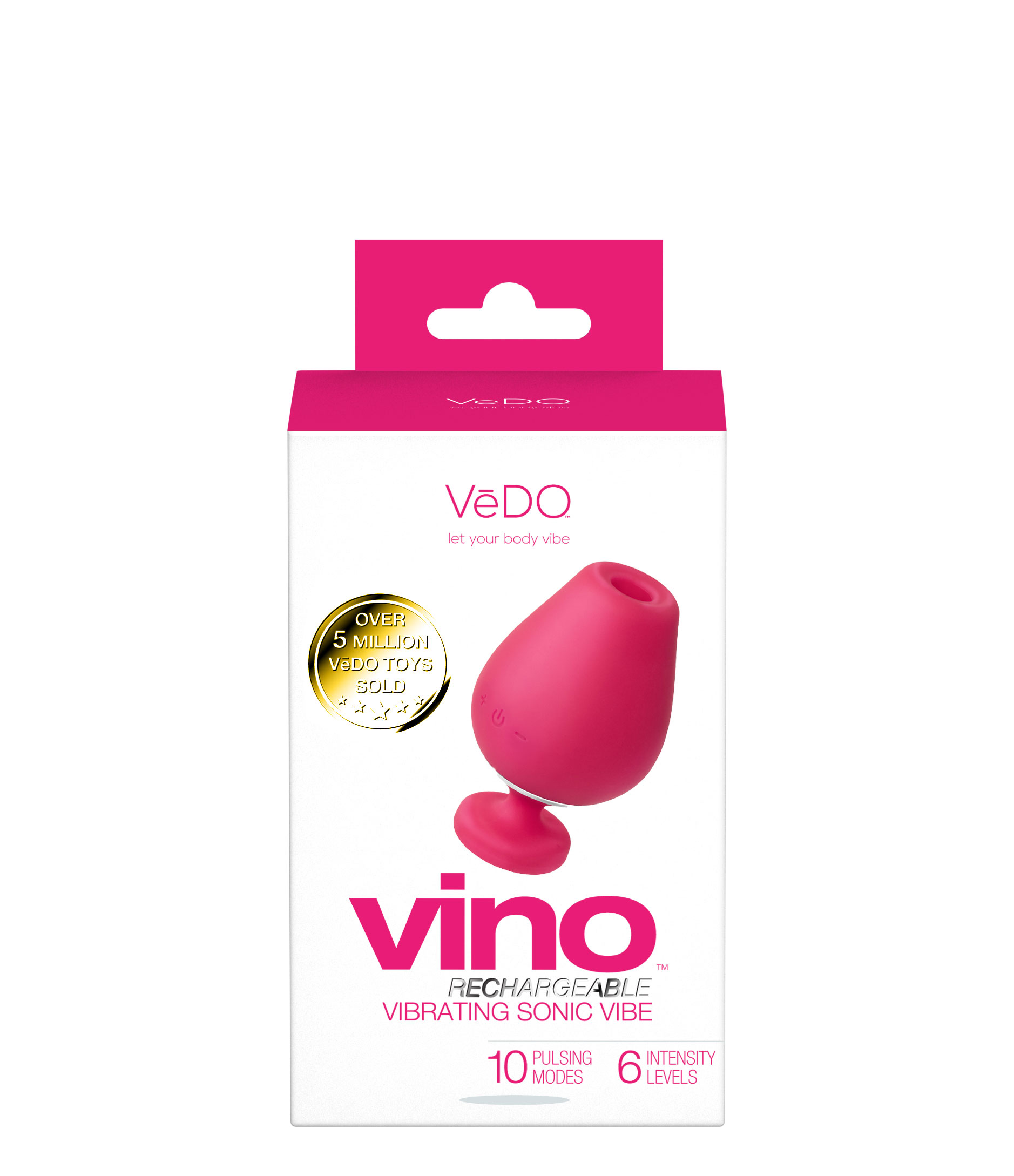 slhhiWXBPEn77kNeygSmRNbJuqR6SBw8 Vino Rechargeable Vibrating Sonic Vibe - Pink - Image 1