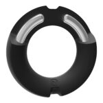 Merci - the Paradox - Silicone Covered Metal Cock Ring - 45mm - Black - Image 6