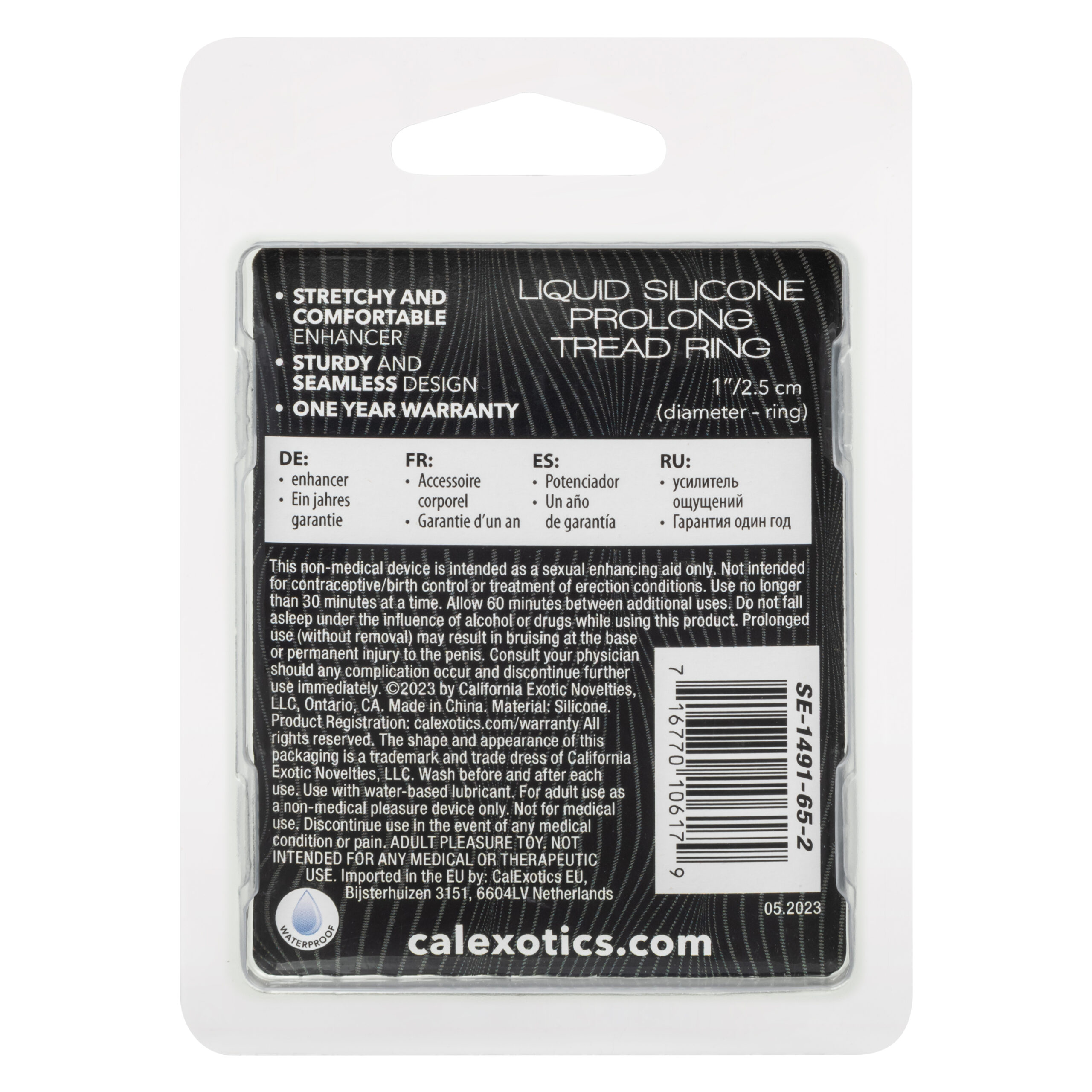 tLdiSwQqw4DLsmfAKmaPNbksxIdxOSzl Alpha Liquid Silicone Prolong Tread Ring - Black - Image 1