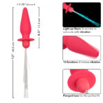 Southern Lights - Vibrating Light Up Anal Probe - Pink - Image 7