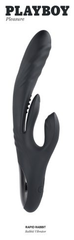 Playboy Pleasure - Rapid Rabbit - Vibrator - Black - Image 2