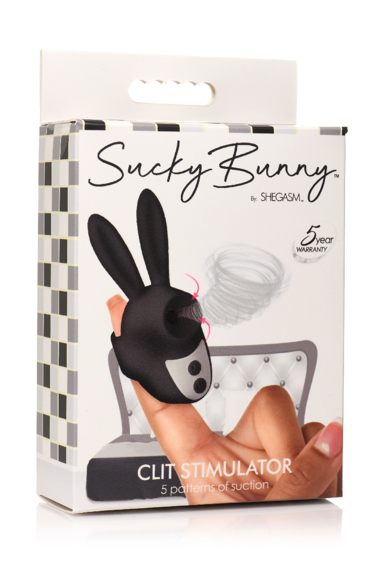 thpCFvvTGgwPXr6pRgOYVyuIbkDrPNw4 Sucky Bunny Clit Stimulator - Black - Image 1