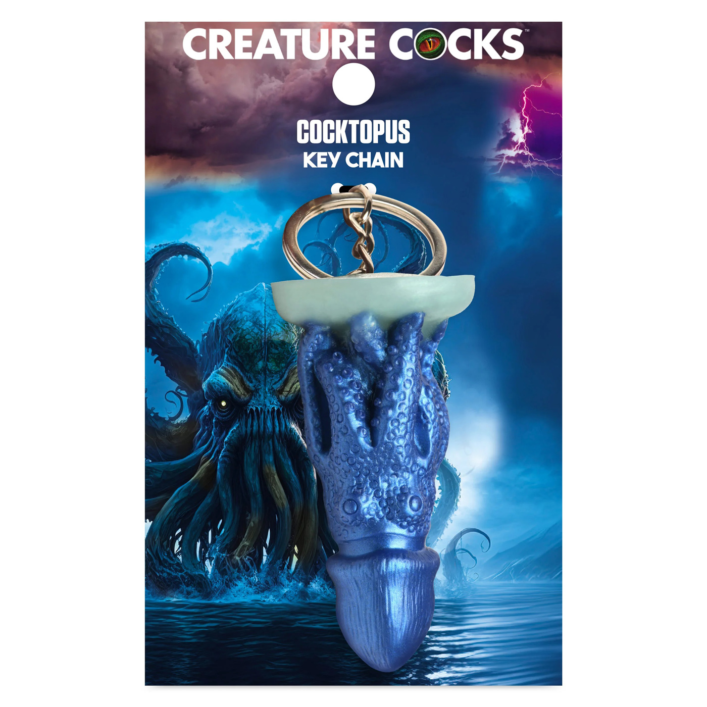 tw40Kfazzpxz3GOSawZFzoTSS6UGPxD5 Cocktopus Keychain - Blue - Image 1
