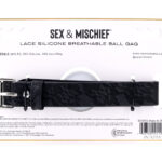 Lace Silicone Breathable Ball Gag