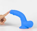 Real Skin Mr. Navy 7.5" Dual Layer Dildo - Image 5