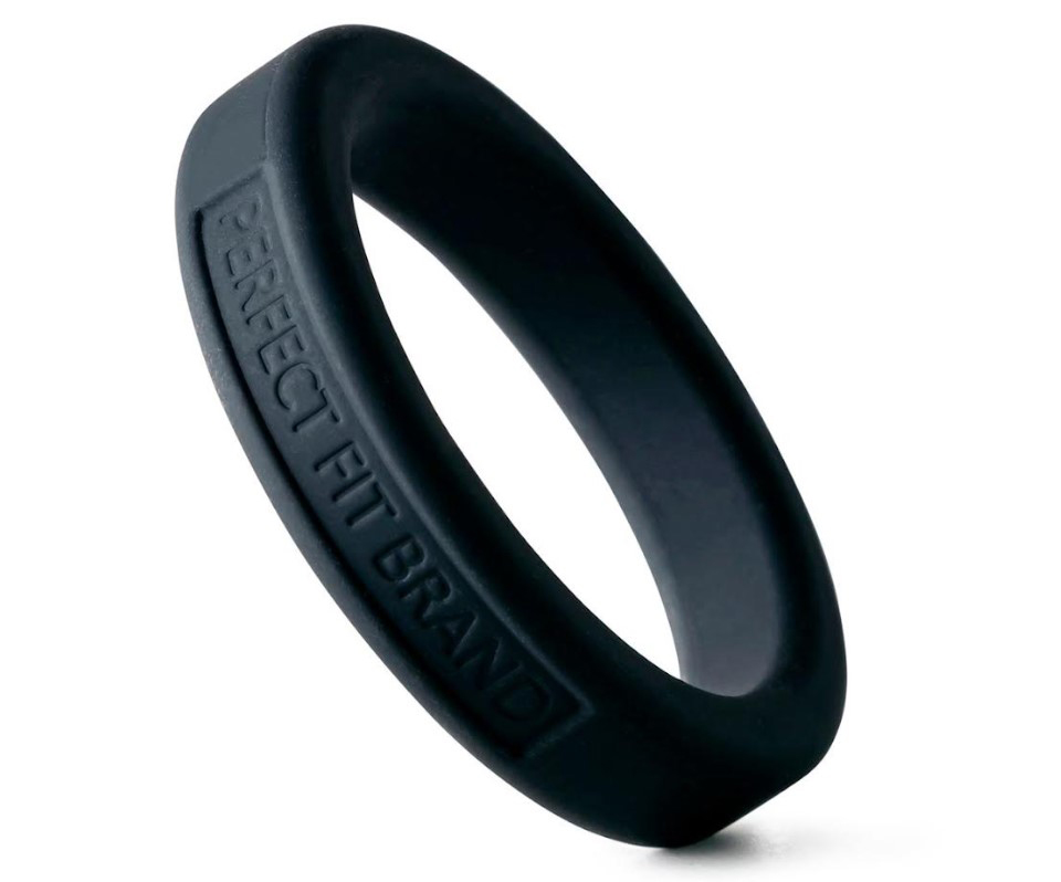 u3knNSaE Hefty Ring 1.75 44mm Silicone - Black - Image 1