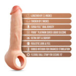 Performance Plus Thrive 2.5 Inch Silicone Penis Xtender - Beige - Image 2