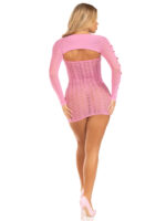 2 Pc Sweetheart Striped Tube Dress - One Size - Pink - Image 2