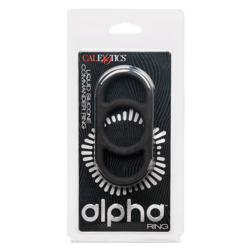 uFN3iDgjzPvlDhRJP8y4MKEOyOeAjjgp Alpha Liquid Silicone Commander Ring - Black - Image 1