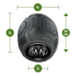 M for Men - Dome X - Vibrating Masturbator - Black - Image 6