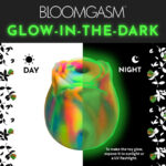 Glow Rose Glow-in-the-Dark Rose Clit Stimulator - Rainbow - Image 4