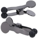 Merci - Nippers - Stainless Steel Nipple Clamps With Silicone Tip - Black - Image 5