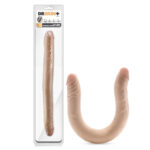 Dr. Skin Plus - 16.5” Posable Double Dong - Beige - Image 9