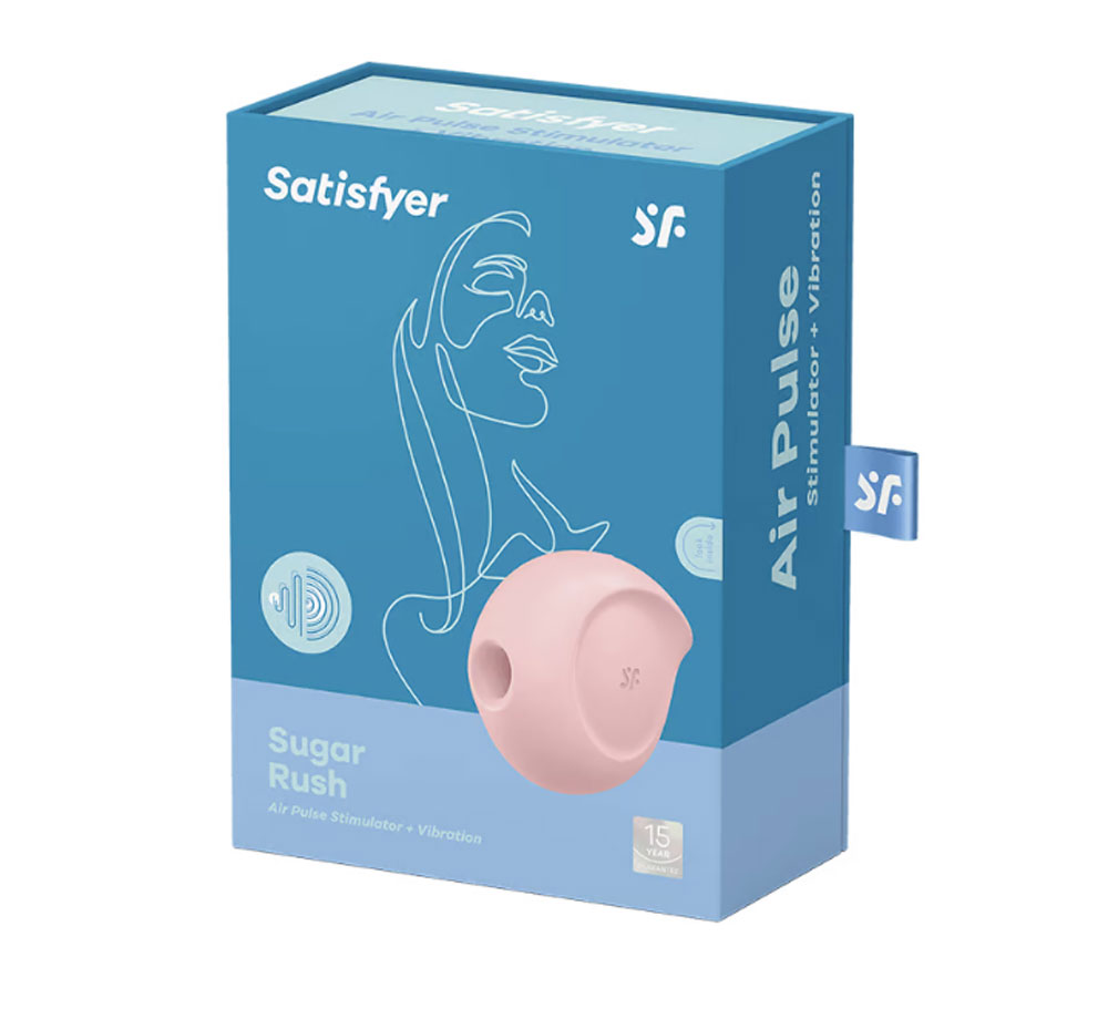 uxTFWvlXtCgCMjH4vELQO9y0CcsddAGM Satisfyer Sugar Rush - Air Pulse Stimulator Plus Vibration - Rose - Image 1