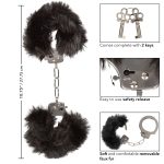Ultra Fluffy Furry Cuffs - Black - Image 6
