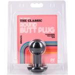 Round Butt Plug Small - Black
