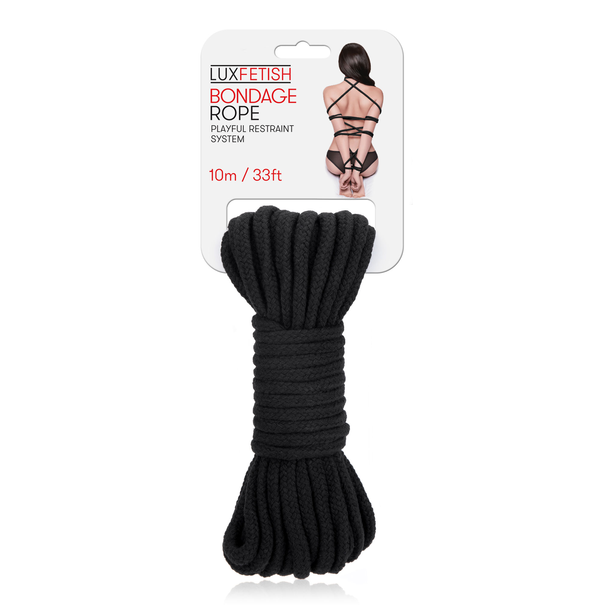 vDiEI9oi4EJhixFlnLrfHHNzaL9ueQM2 Bondage Rope 10m / 33ft - Black - Image 1