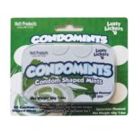Condomints Spearmints Flavor Condoms Shaped Mints Display - Image 2