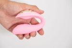 Harmonie Rechargeable Remote Silicone Bendable Vibrator - Pink - Image 4