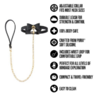 Temptasia Ardor - Collar and Leash​ - Black With Bow - Image 4